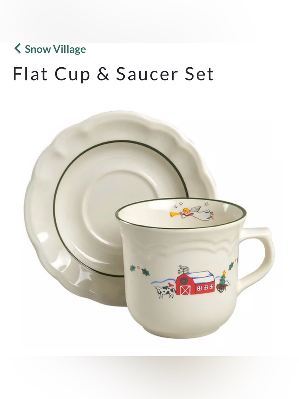 Good used condition cup and saucer set by Pfaltzgraff